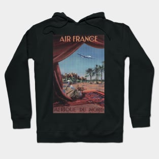 Air France Travel Poster for North Africa Hoodie